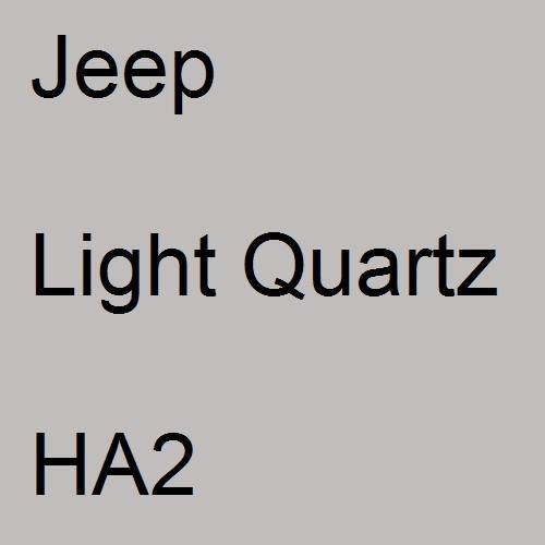 Jeep, Light Quartz, HA2.